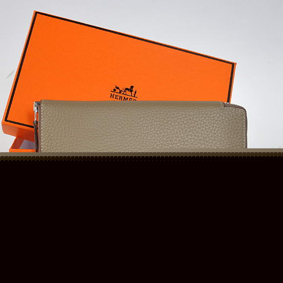 Hermes Evelyn Long Wallet Zip Purse A808 Dark Grey Hermes Evelyn Long Wallet Zip Purse A808 Dark Grey
