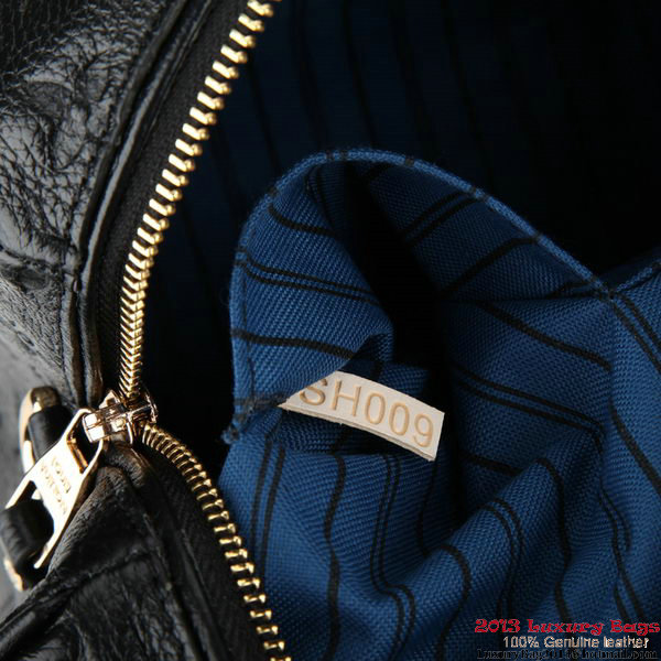 Louis Vuitton Monogram Empreinte Speedy Bandouliere 25 M40762 Black Louis Vuitton Monogram Empreinte Speedy Bandouliere 25 M40762 Black