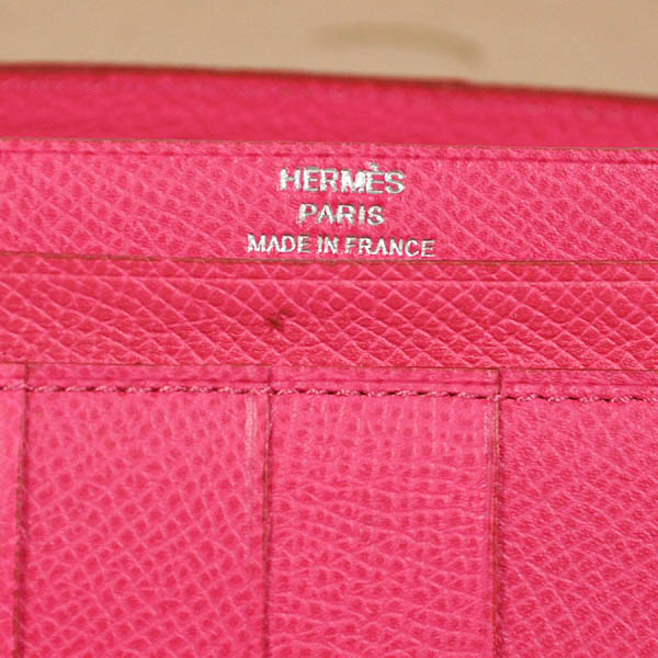 Hermes Bearn Wallet Original Smooth Leather Peach Hermes Bearn Wallet Original Smooth Leather Peach