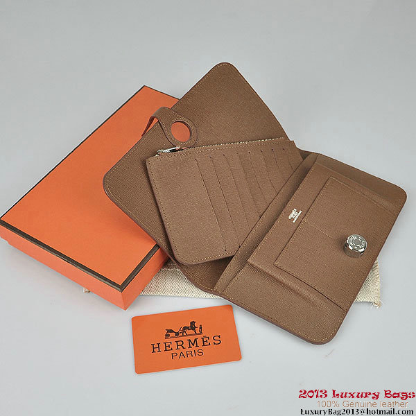 Hermes Dogon Wallet Travel Case H001 Brown Hermes Dogon Wallet Travel Case H001 Brown
