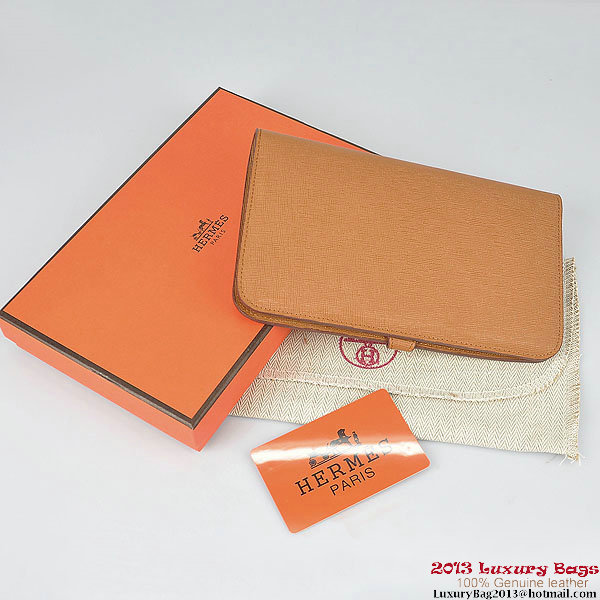 Hermes Dogon Wallet Travel Case H001 Camel Hermes Dogon Wallet Travel Case H001 Camel