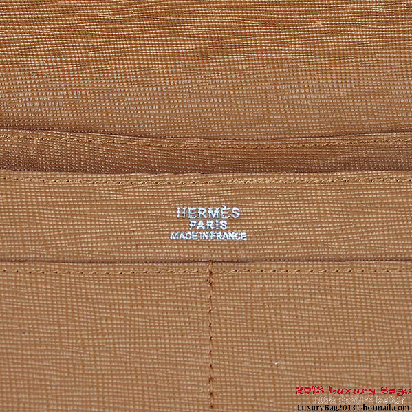 Hermes Dogon Wallet Travel Case H001 Camel Hermes Dogon Wallet Travel Case H001 Camel