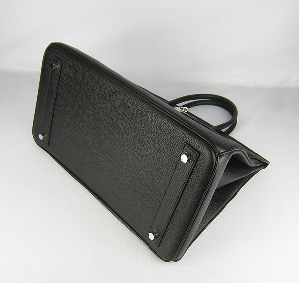 Hermes Birkin 40CM Togo Bag Black 6099 Silver Hermes Birkin 40CM Togo Bag Black 6099 Silver