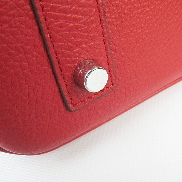 Hermes Birkin 40CM Togo Bag Red 6099 Silver Hermes Birkin 40CM Togo Bag Red 6099 Silver