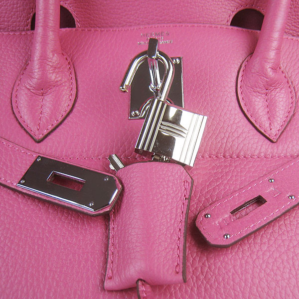 Hermes Birkin 6109 Togo Leather Bag Peachblow 42cm Silver Hermes Birkin 6109 Togo Leather Bag Peachblow 42cm Silver