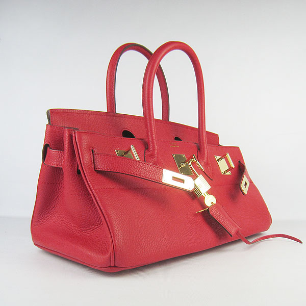 Hermes Birkin 6109 Togo Leather Bag Red 42cm Gold Hermes Birkin 6109 Togo Leather Bag Red 42cm Gold