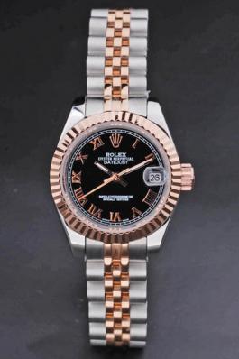 Rolex Datejust Black Surface 25mm Women Watch-RD3778 Rolex Datejust Black Surface 25mm Women Watch-RD3778