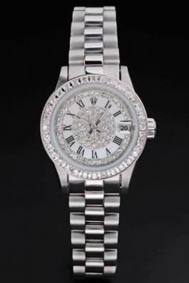 Rolex Datejust Diamond&White Surface 25 Mm Women Watch-RD3853 Rolex Datejust Diamond&White Surface 25 Mm Women Watch-RD3853