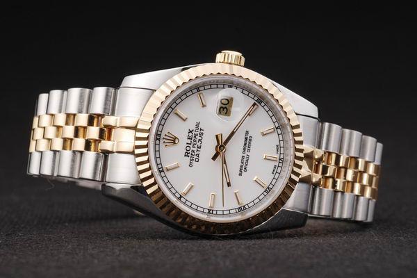 Rolex Datejust Golden&White Surface Men Watch-RD2366 Rolex Datejust Golden&White Surface Men Watch-RD2366