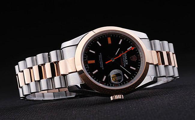Rolex Milgauss Rose Gold&Black Stainless Steel 36mm Watch-RM3883 Rolex Milgauss Rose Gold&Black Stainless Steel 36mm Watch-RM3883
