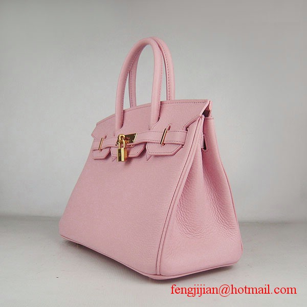 Hermes Birkin 30cm Togo Leather Bag Pink 6088 Hermes Birkin 30cm Togo Leather Bag Pink 6088