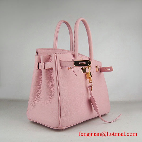 Hermes Birkin 30cm Togo Leather Bag Pink 6088 Hermes Birkin 30cm Togo Leather Bag Pink 6088