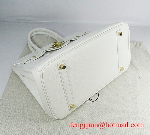 Hermes Birkin 35cm Embossed Veins Leather Bag White 6089 Gold Hardware Hermes Birkin 35cm Embossed Veins Leather Bag White 6089 Gold Hardware