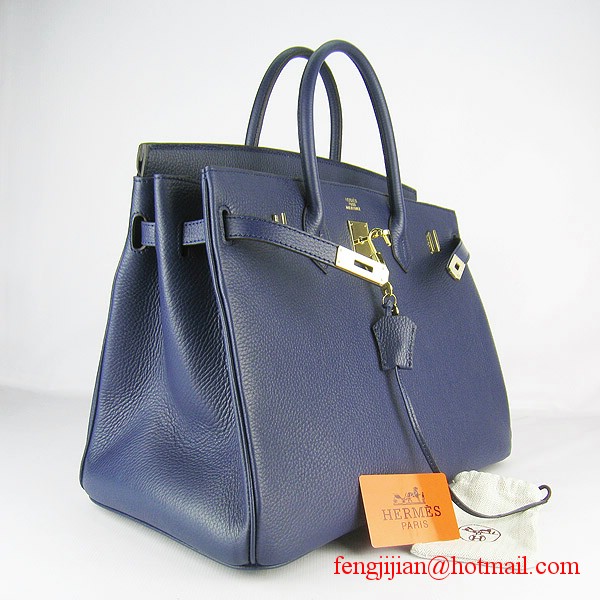 Hermes Birkin 40cm Togo Bag Dark Blue 6099 Hermes Birkin 40cm Togo Bag Dark Blue 6099
