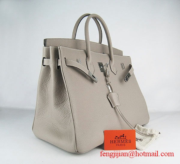 Hermes Birkin 40cm Togo Bag Grey 6099 Hermes Birkin 40cm Togo Bag Grey 6099