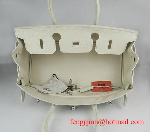 Hermes Birkin 42cm Togo Leather Bag Beige 6109 silver padlock Hermes Birkin 42cm Togo Leather Bag Beige 6109 silver padlock