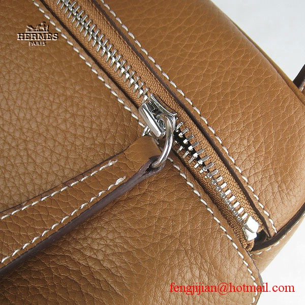 Hermes Women Shoulder Bag Light Coffee 6208 Hermes Women Shoulder Bag Light Coffee 6208