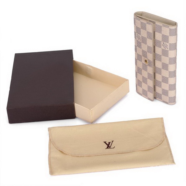 Louis Vuitton Damier Azur Canvas International Wallet N61732 Louis Vuitton Damier Azur Canvas International Wallet N61732