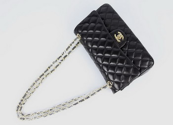 Chanel 2.55 Quilted Flap Handbag A1112 Black with Gold Hardware Chanel 2.55 Quilted Flap Handbag A1112 Black with Gold Hardware
