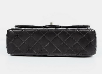 Chanel 2.55 Quilted Flap Handbag A1112 Black with Silver Hardware Chanel 2.55 Quilted Flap Handbag A1112 Black with Silver Hardware