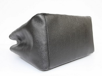 Chanel Quilted CC Tote Bag 35626 Black Silver Hardware Chanel Quilted CC Tote Bag 35626 Black Silver Hardware