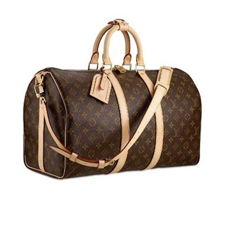 Louis Vuitton Monogram Canvas Keepall 45 With Shoulder Strap M41418