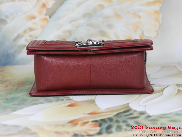 2013 Boy Chanel Flap Shoulder Bag Classic Cannage Patterns A67025 Burgundy 2013 Boy Chanel Flap Shoulder Bag Classic Cannage Patterns A67025 Burgundy