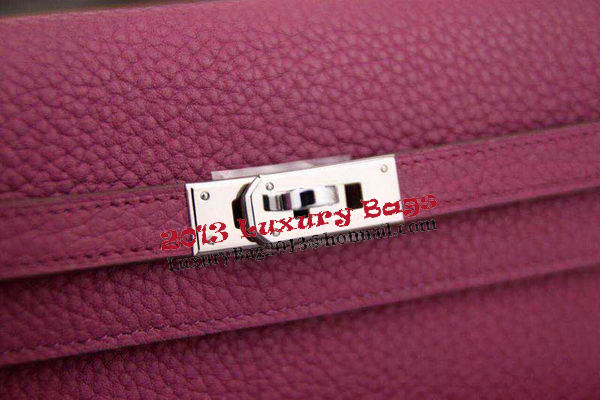 Hermes Kelly Wallet Togo Leather Bi-Fold Purse HA708W Peach Hermes Kelly Wallet Togo Leather Bi-Fold Purse HA708W Peach