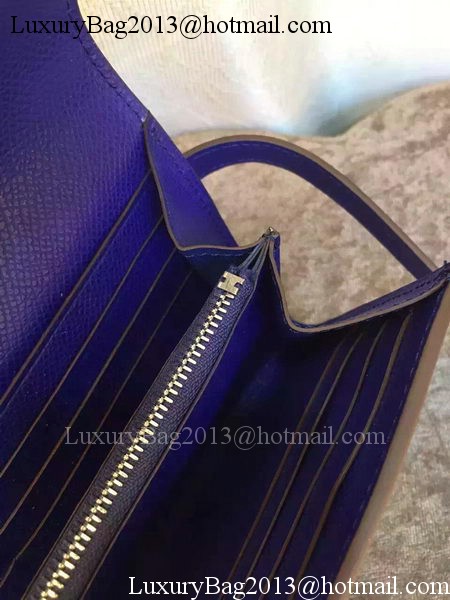 Hermes Kelly Wallet Epsom Leather H009 Royal Hermes Kelly Wallet Epsom Leather H009 Royal