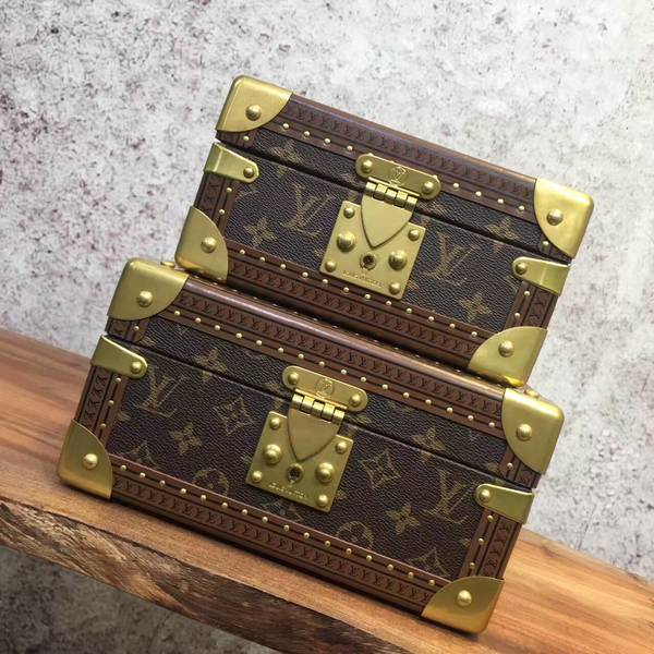 Louis Vuitton Mini Monogram Canvas Treasure Box 40665 Light Red Louis Vuitton Mini Monogram Canvas Treasure Box 40665 Light Red