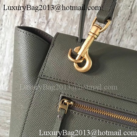 Celine Belt mini Bag Original Leather C98310 Grey Celine Belt mini Bag Original Leather C98310 Grey