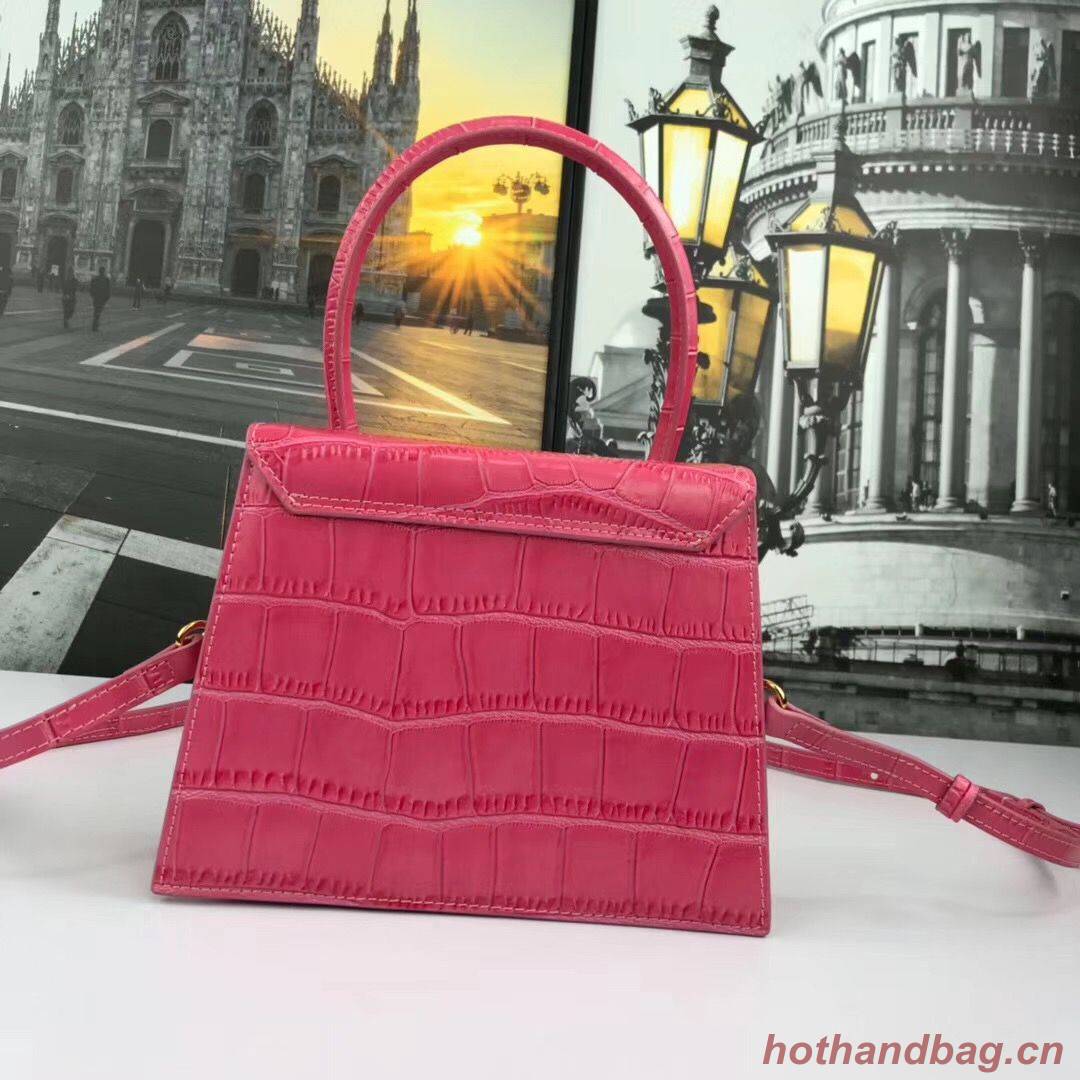 Jacquemus Original Leather Mini Top Handle Bag J8088 Rose Jacquemus Original Leather Mini Top Handle Bag J8088 Rose