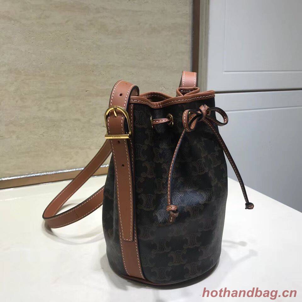 Celine SMALL BUCKET BAG CL01142 tan Celine SMALL BUCKET BAG CL01142 tan