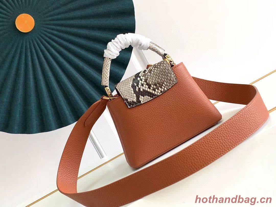Louis Vuitton CAPUCINES Original Leather PM M96467 Brown Louis Vuitton CAPUCINES Original Leather PM M96467 Brown