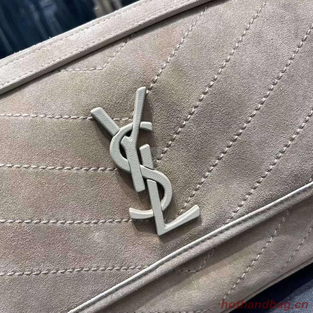 Yves Saint Laurent ENVELOPE MEDIUM BAG IN QUILTED SUEDE Y498004 cream Yves Saint Laurent ENVELOPE MEDIUM BAG IN QUILTED SUEDE Y498004 cream