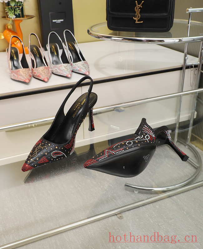 Yves saint Laurent WOMENS SANDAL heel height 9CM 93597-3 Yves saint Laurent WOMENS SANDAL heel height 9CM 93597-3