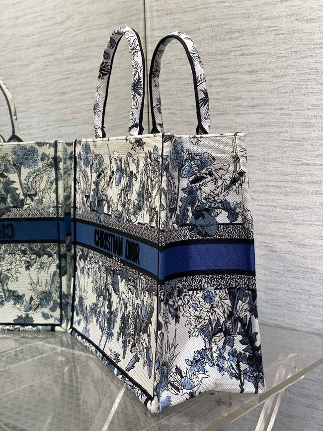 Large Dior Book Tote Embroidery Embroidery M1286ZEDX-4
