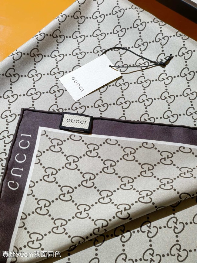 Gucci Square Scarf Silk Jacquard XT2891
