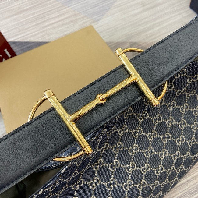 Gucci Beatrix large tote bag 850546 dark blue
