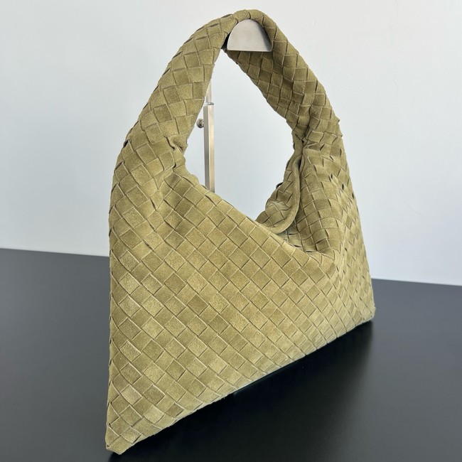 Bottega Veneta Hop calf leather Suede 796262 light green
