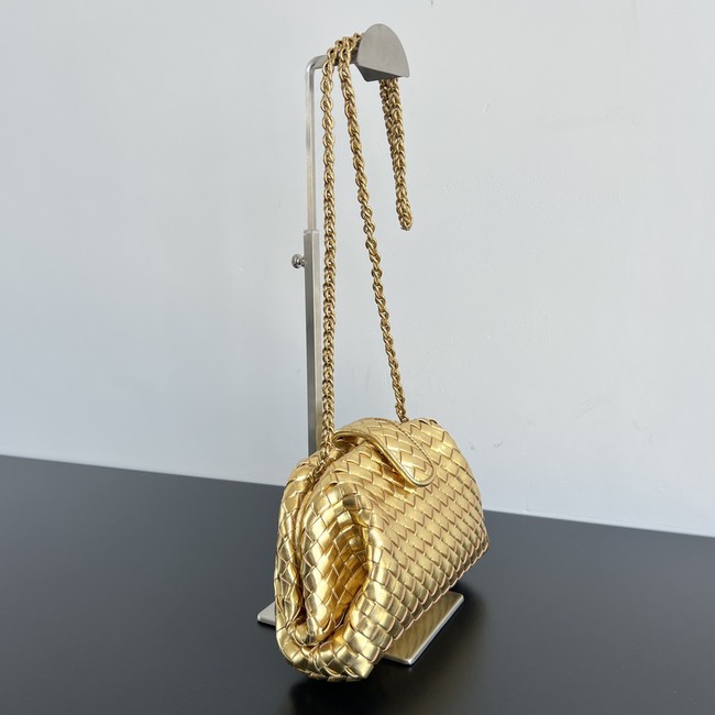 Bottega Veneta Small Lauren 1980 804038 gold