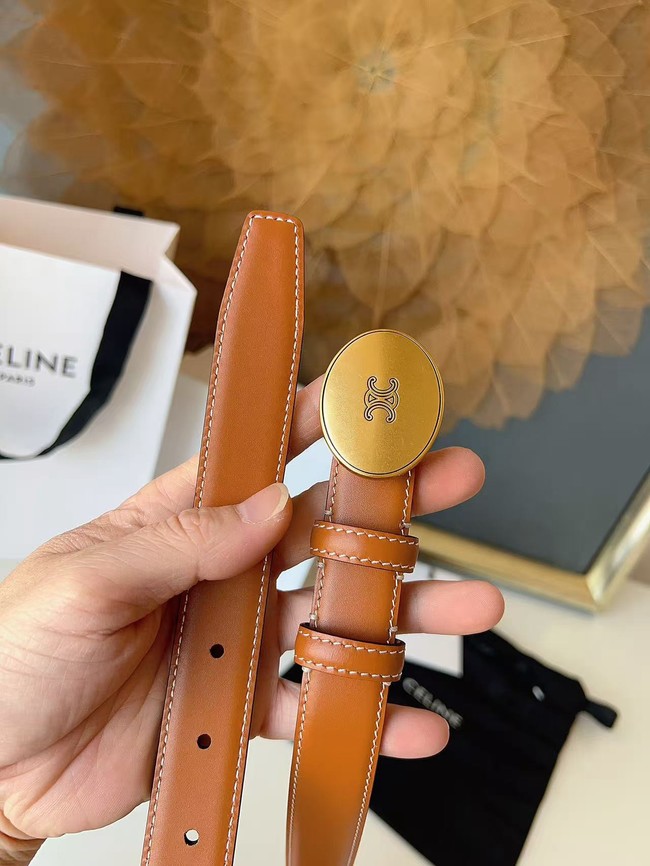 Celine Thin Plate Belt IN 25MM Taurillon Leather B10673-3 Celine Thin Plate Belt IN 25MM Taurillon Leather B10673-3