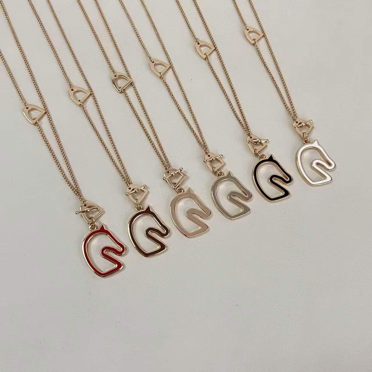 Hermes Necklace HN63022 Rose Gold Chain Hermes Necklace HN63022 Rose Gold Chain