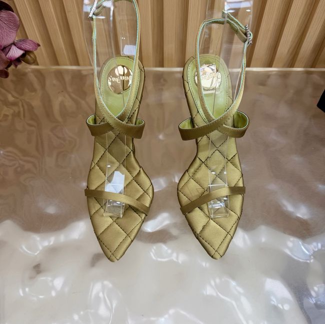 Saint Laurent in satin crepe and rhinestones Heel 10CM 69014-7 Saint Laurent in satin crepe and rhinestones Heel 10CM 69014-7