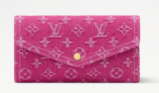 Louis Vuitton Sarah Wallet M28280 Fuchsia Denim Louis Vuitton Sarah Wallet M28280 Fuchsia Denim